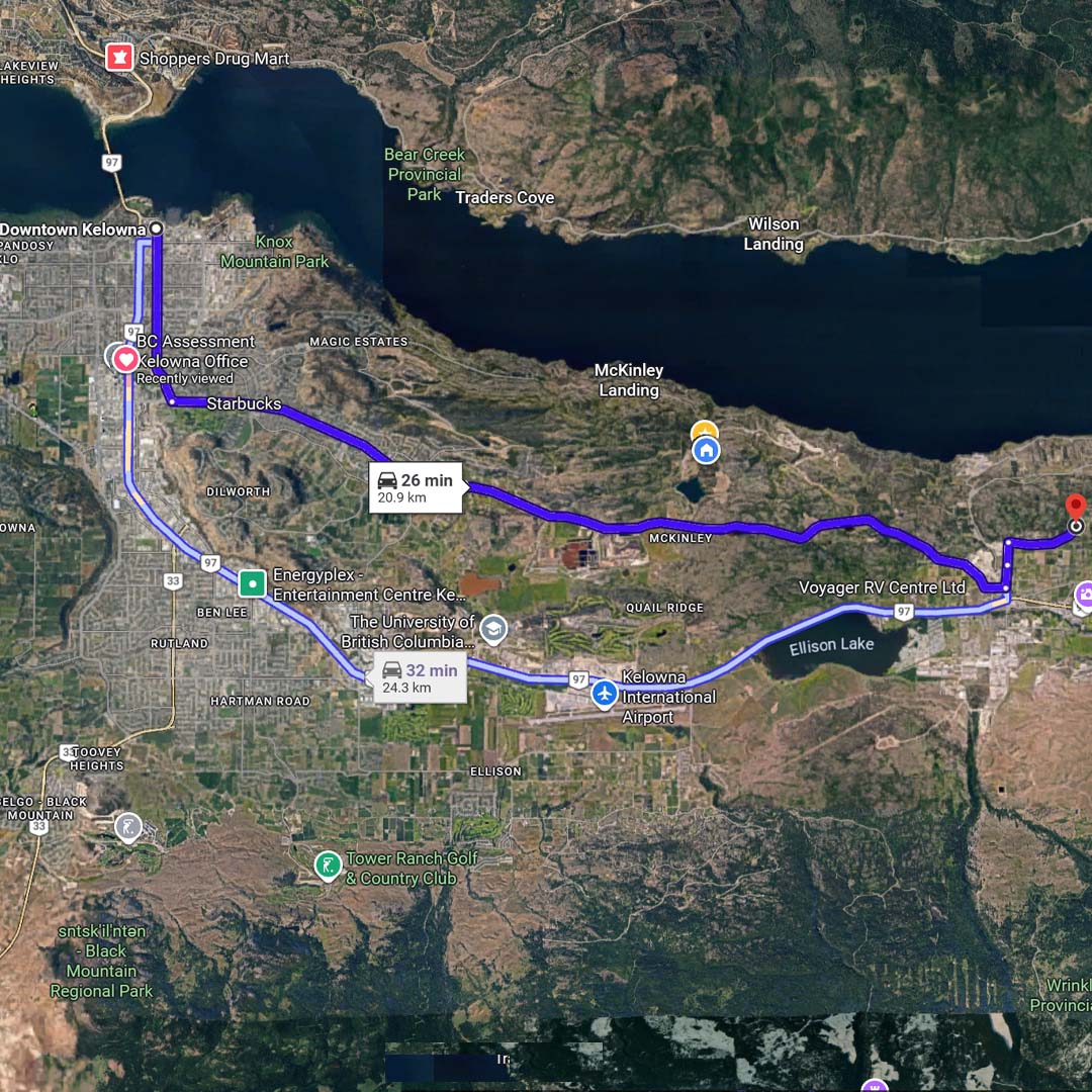 carrs landing home for sale directions to downtown kelowna